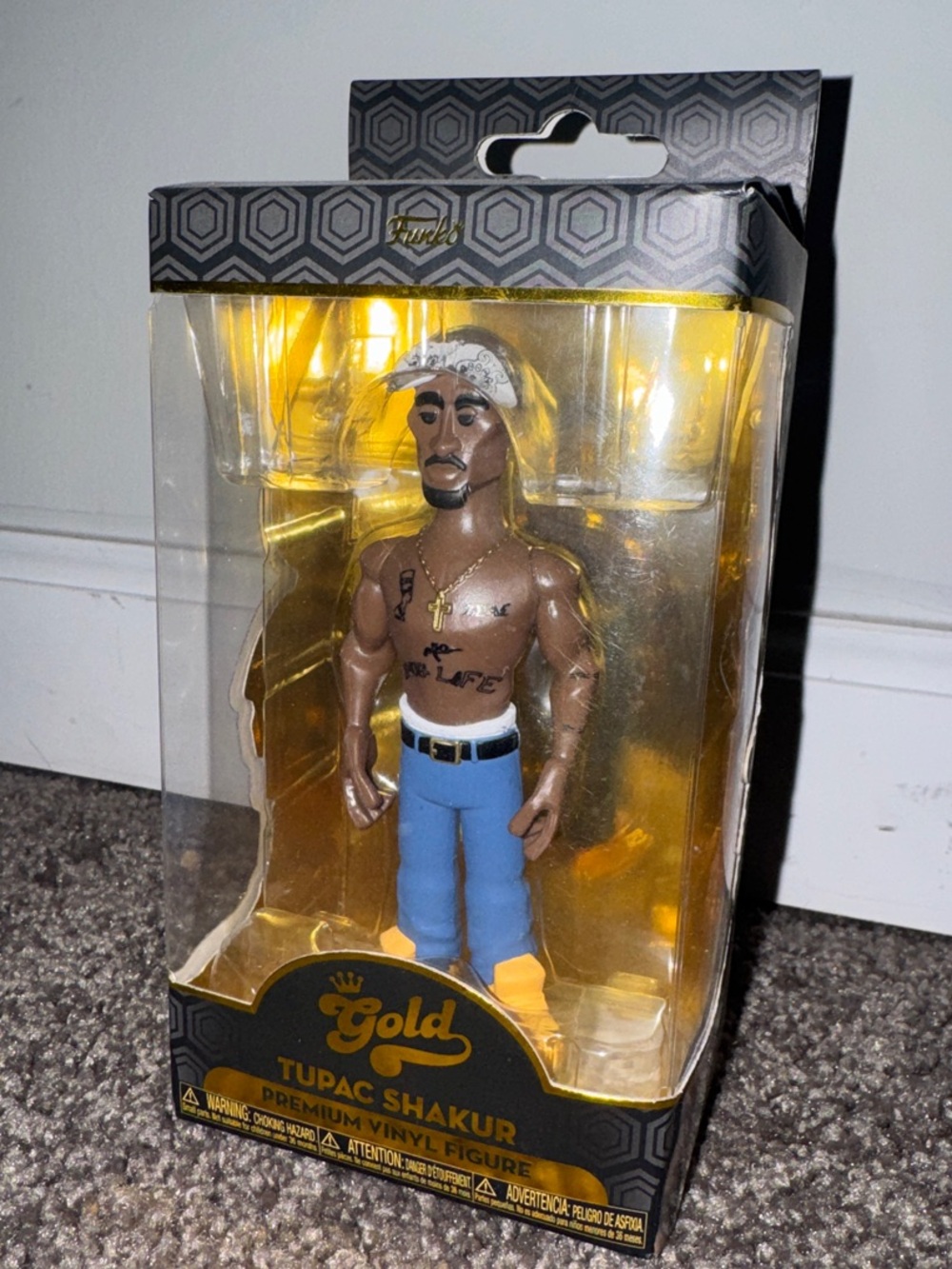 Funko Tupac Shakur Gold Premium Vinyl Figure